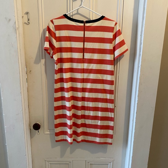 Size S J Crew cotton dress with leather pocket detail and brass zip. - Picture 2 of 4